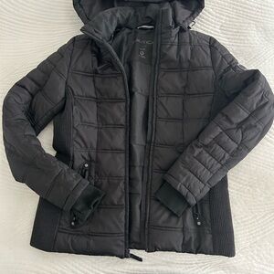Nautica Women's Dark Quilted Puffer Jacket